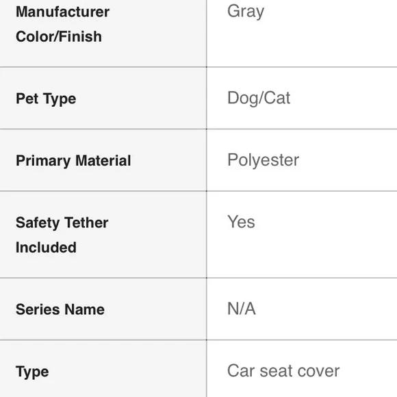 💜 Waterproof Hammock Style Car Seat Cover for Dogs - NWT - Picture 5 of 13